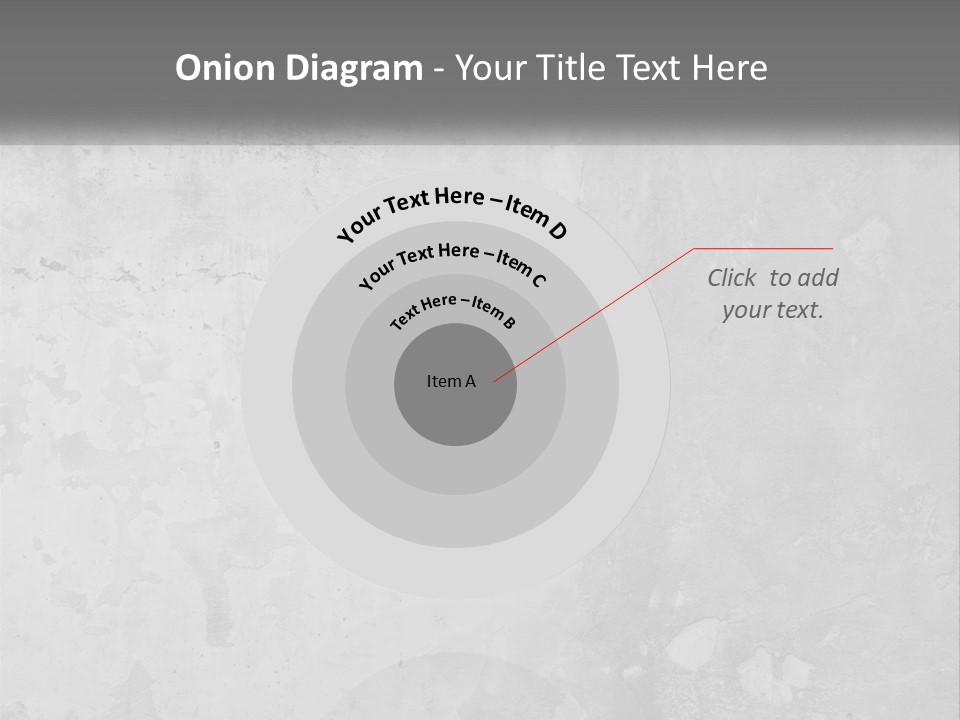 A Gray Concrete Wall With A White Background PowerPoint Template