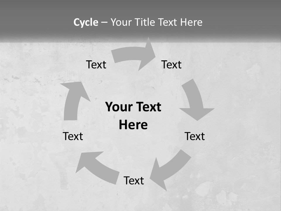 A Gray Concrete Wall With A White Background PowerPoint Template