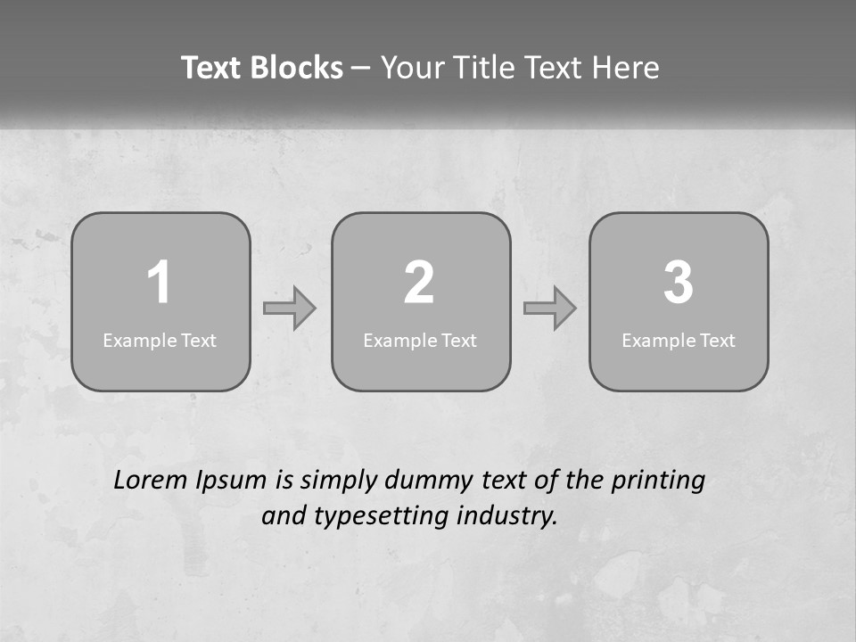 A Gray Concrete Wall With A White Background PowerPoint Template