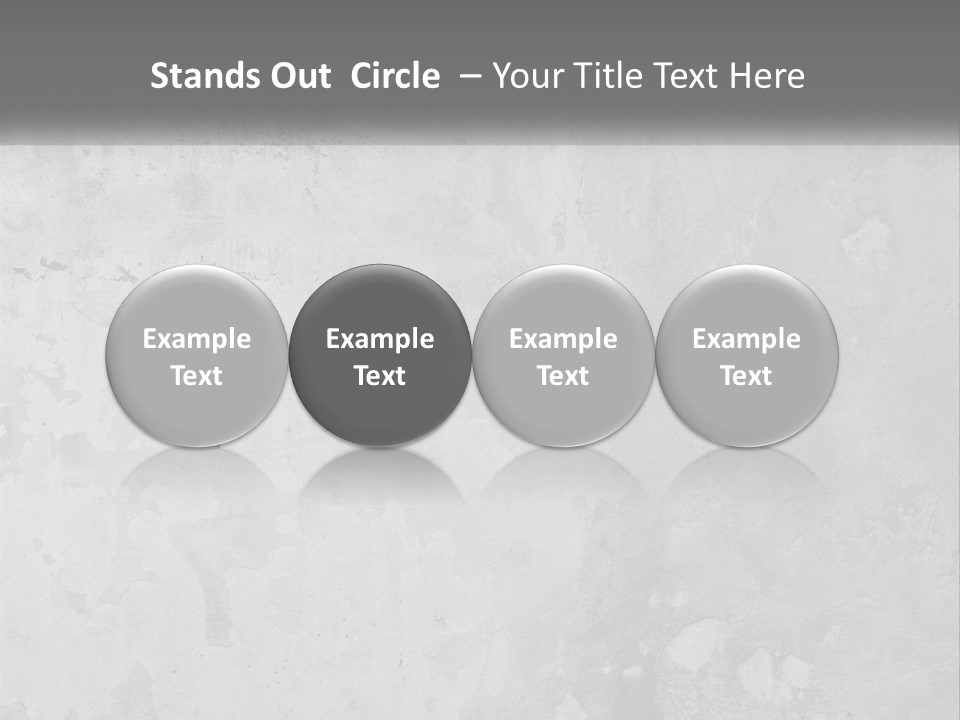 A Gray Concrete Wall With A White Background PowerPoint Template