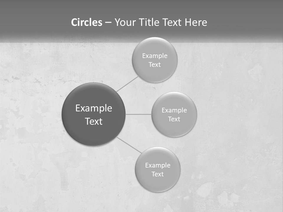 A Gray Concrete Wall With A White Background PowerPoint Template