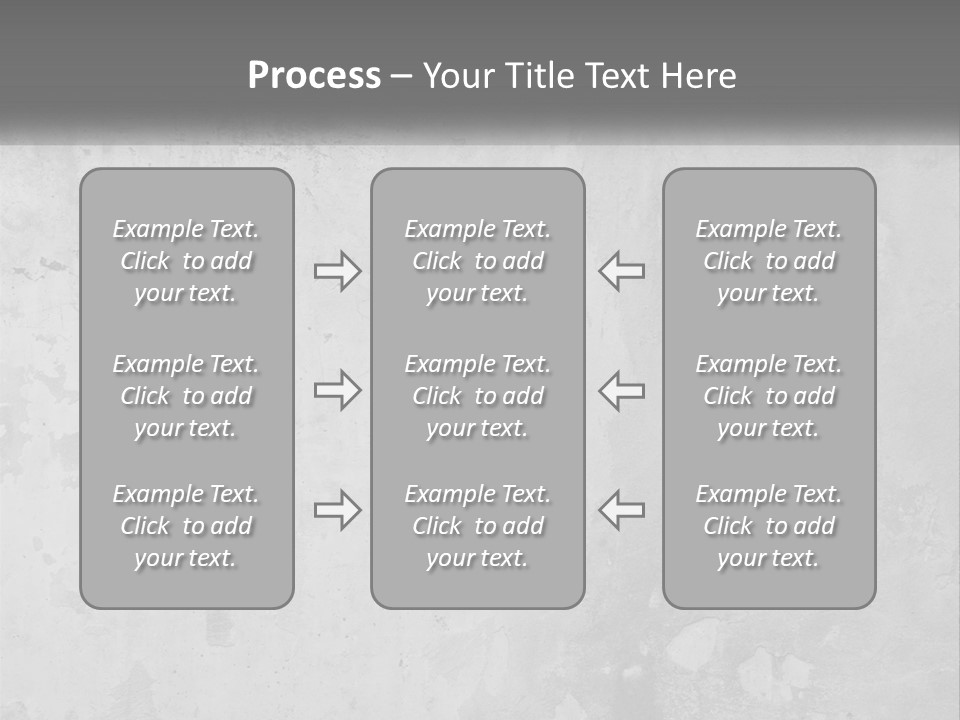 A Gray Concrete Wall With A White Background PowerPoint Template