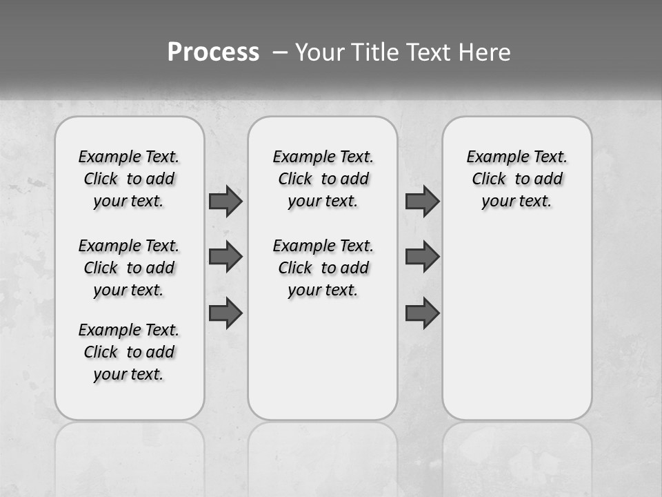 A Gray Concrete Wall With A White Background PowerPoint Template