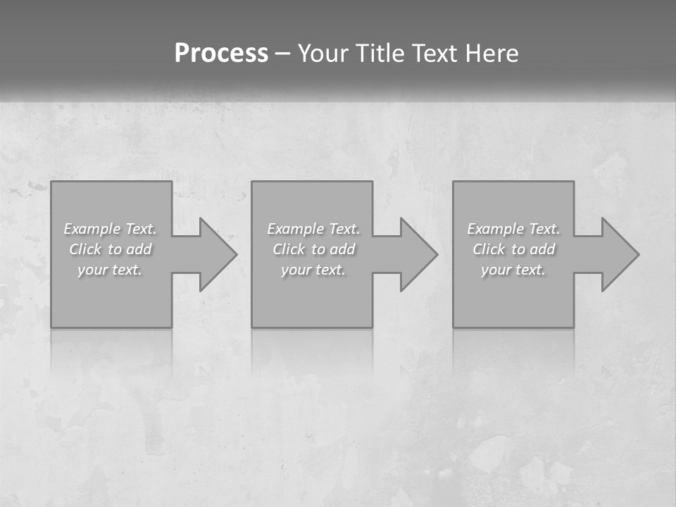 A Gray Concrete Wall With A White Background PowerPoint Template