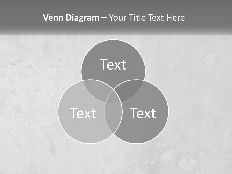 A Gray Concrete Wall With A White Background PowerPoint Template