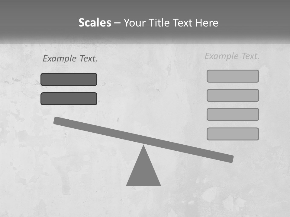 A Gray Concrete Wall With A White Background PowerPoint Template