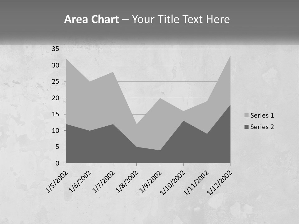 A Gray Concrete Wall With A White Background PowerPoint Template