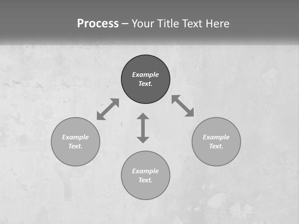 A Gray Concrete Wall With A White Background PowerPoint Template