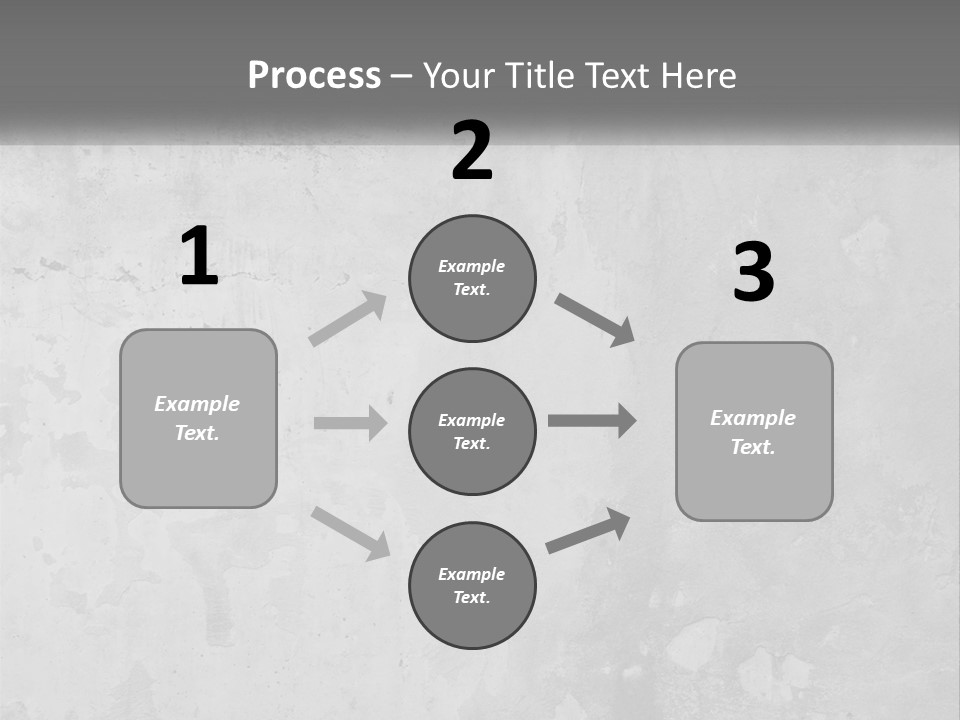 A Gray Concrete Wall With A White Background PowerPoint Template