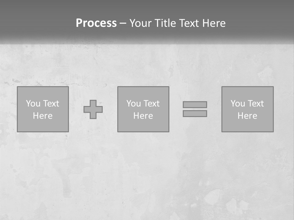 A Gray Concrete Wall With A White Background PowerPoint Template