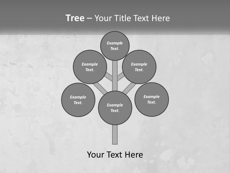 A Gray Concrete Wall With A White Background PowerPoint Template