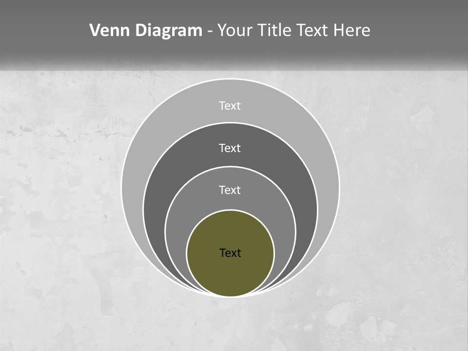 A Gray Concrete Wall With A White Background PowerPoint Template