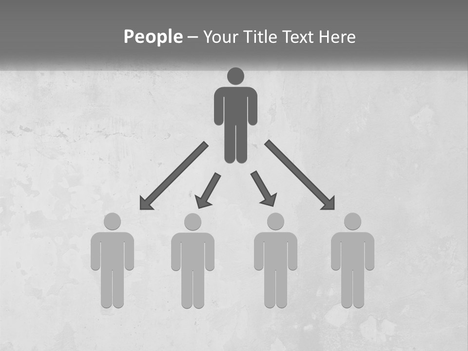 A Gray Concrete Wall With A White Background PowerPoint Template