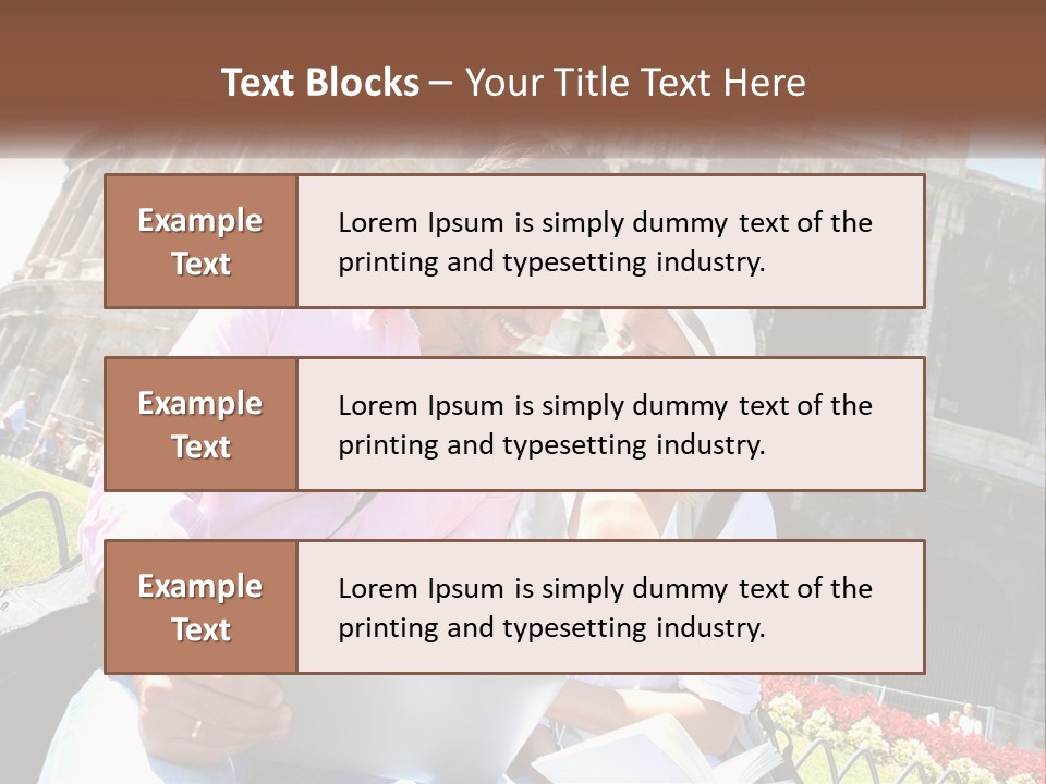 A Man And Woman Are Looking At Something On A Tablet PowerPoint Template