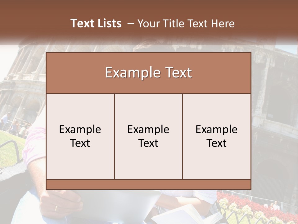 A Man And Woman Are Looking At Something On A Tablet PowerPoint Template