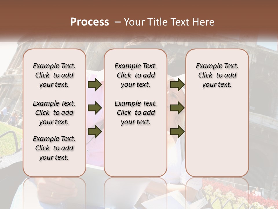 A Man And Woman Are Looking At Something On A Tablet PowerPoint Template