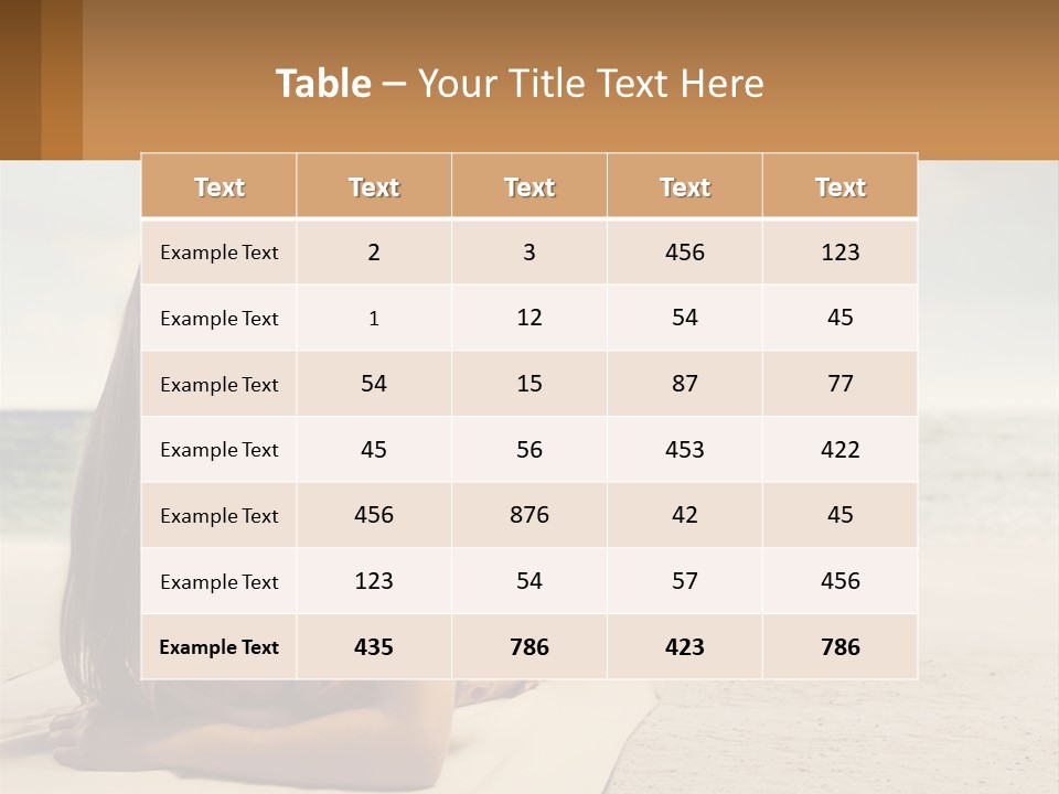 A Woman Laying On The Beach With Sunglasses On Her Head PowerPoint Template