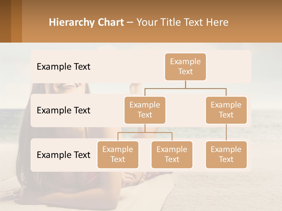 A Woman Laying On The Beach With Sunglasses On Her Head PowerPoint Template