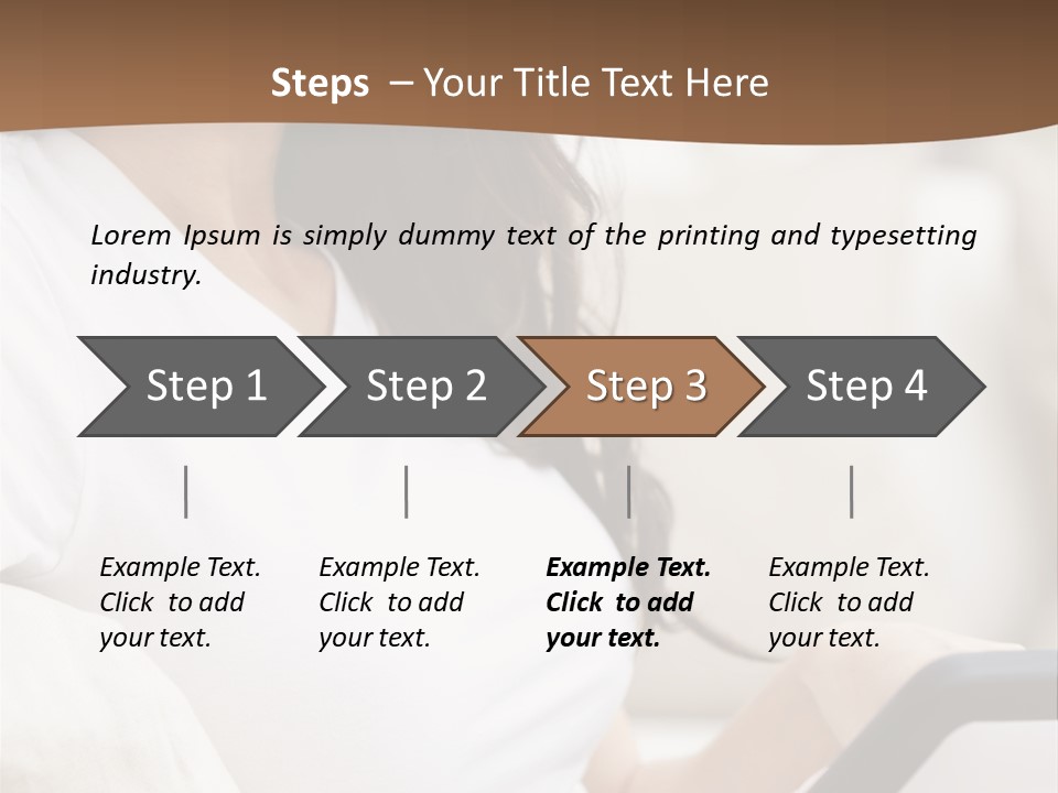 A Woman Sitting On A Couch Holding A Cell Phone PowerPoint Template
