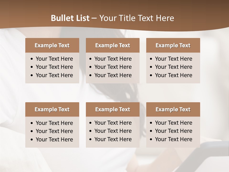 A Woman Sitting On A Couch Holding A Cell Phone PowerPoint Template