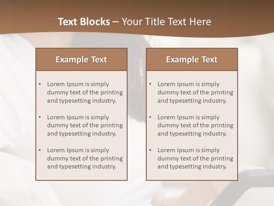 A Woman Sitting On A Couch Holding A Cell Phone PowerPoint Template