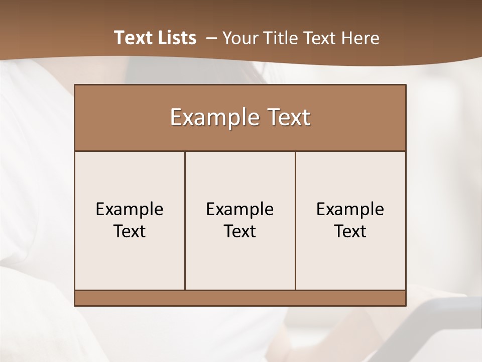 A Woman Sitting On A Couch Holding A Cell Phone PowerPoint Template