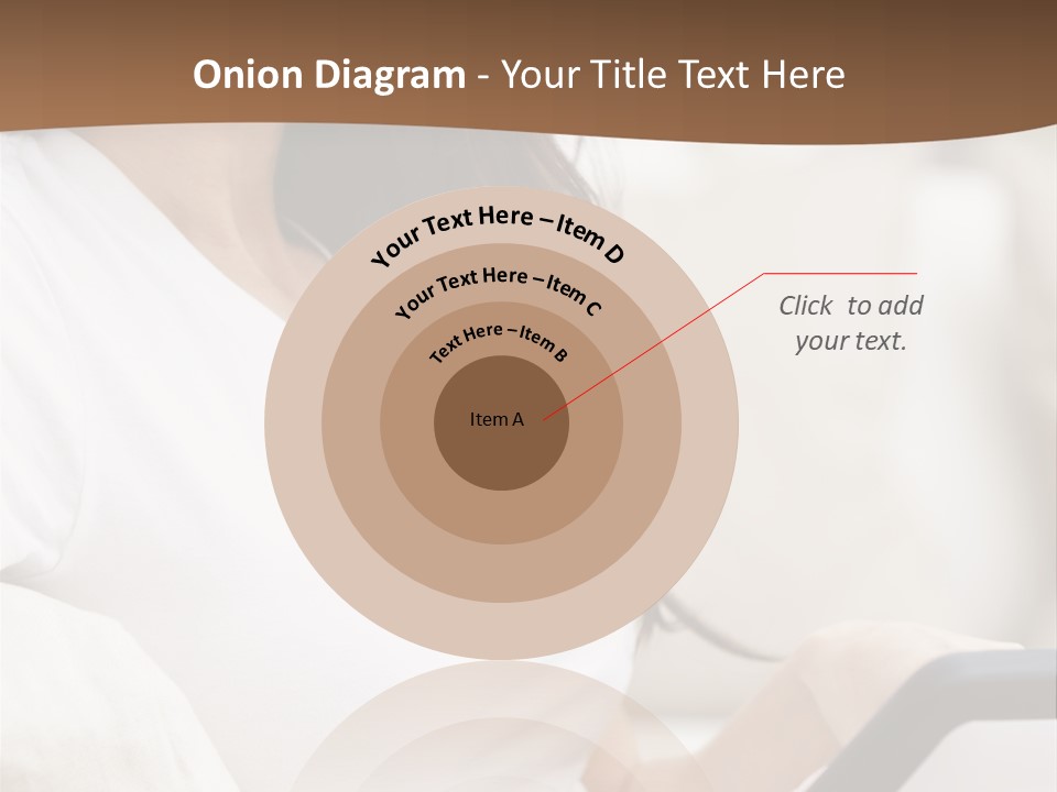 A Woman Sitting On A Couch Holding A Cell Phone PowerPoint Template