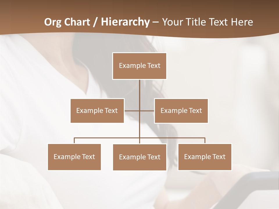 A Woman Sitting On A Couch Holding A Cell Phone PowerPoint Template