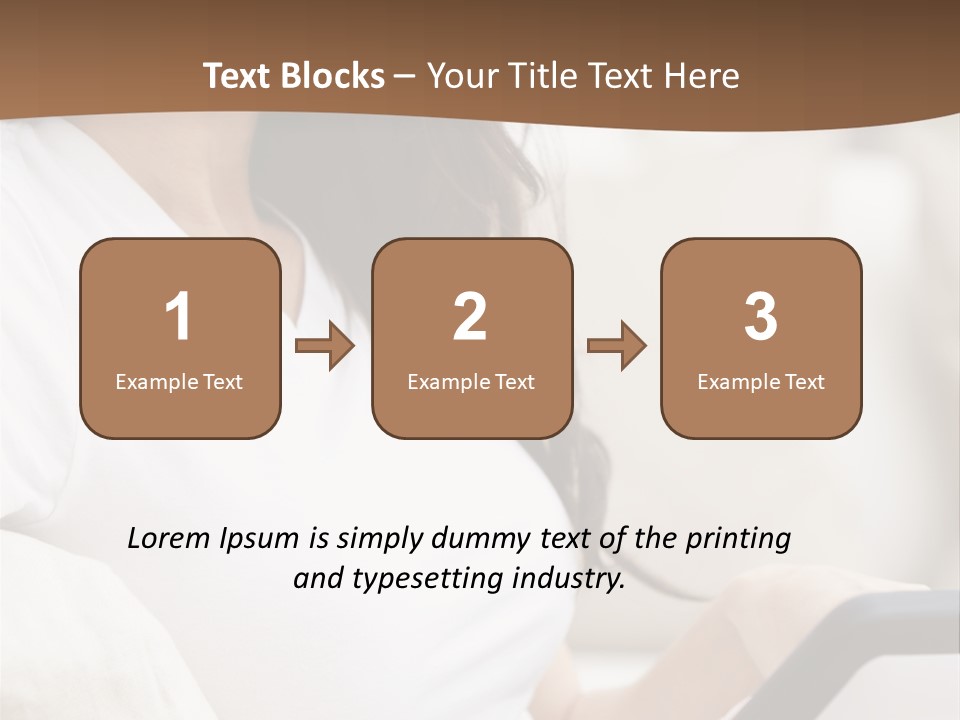 A Woman Sitting On A Couch Holding A Cell Phone PowerPoint Template