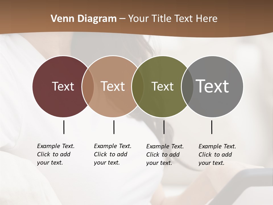 A Woman Sitting On A Couch Holding A Cell Phone PowerPoint Template