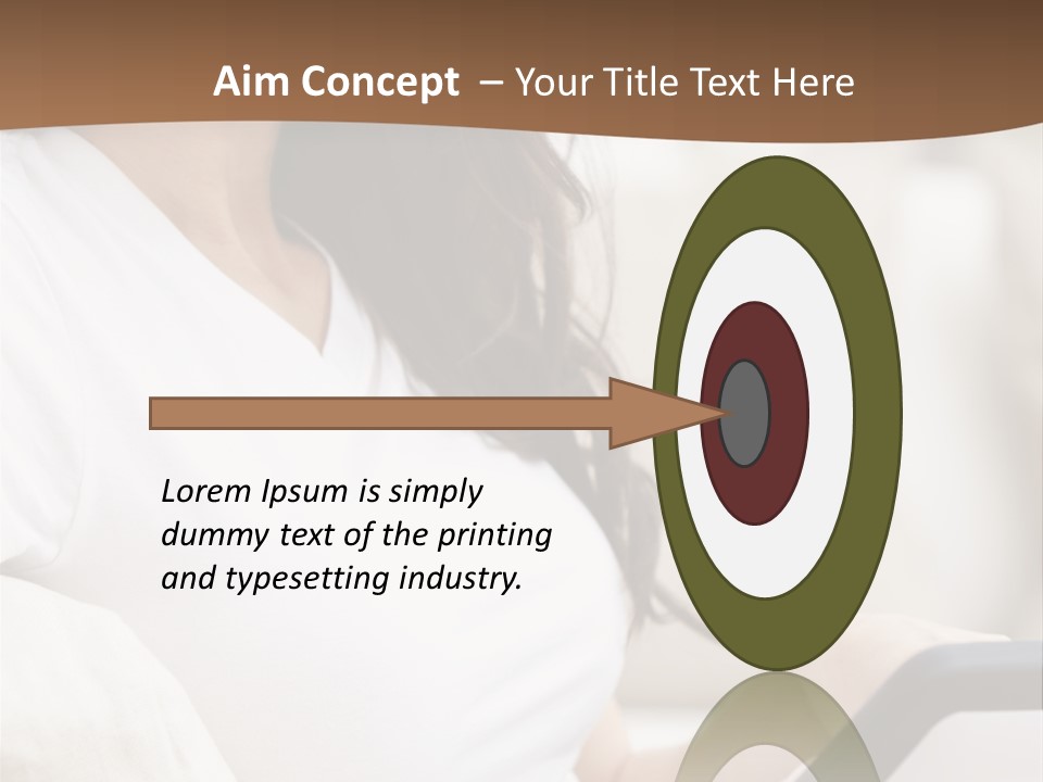 A Woman Sitting On A Couch Holding A Cell Phone PowerPoint Template