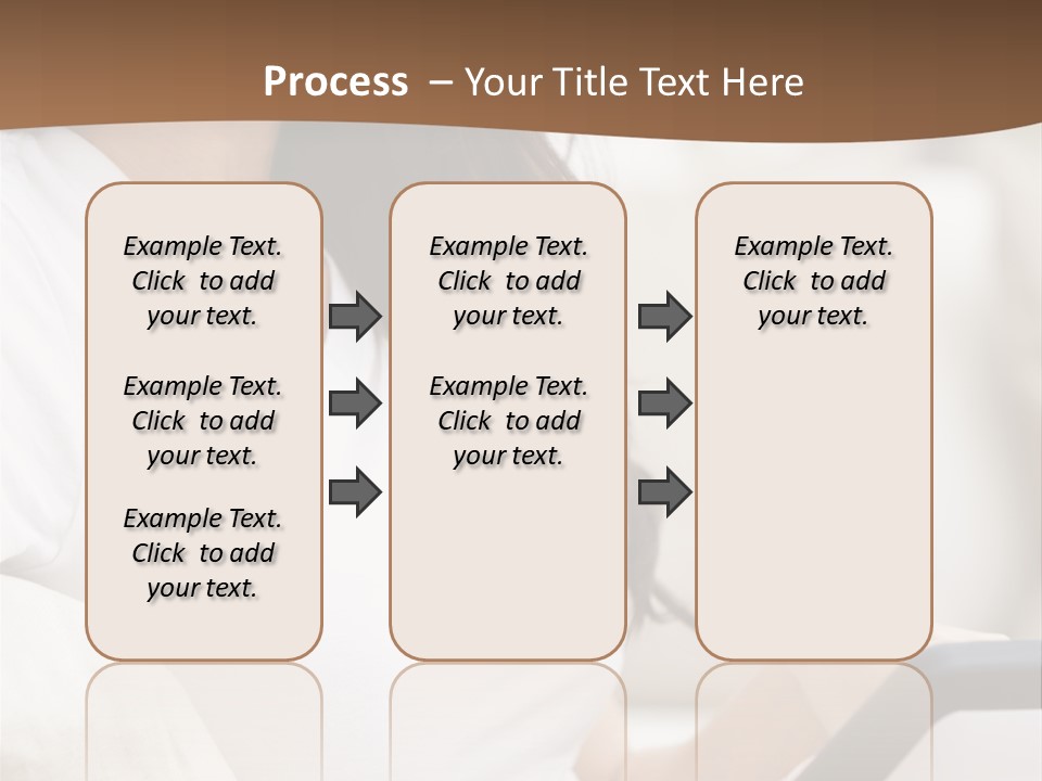A Woman Sitting On A Couch Holding A Cell Phone PowerPoint Template