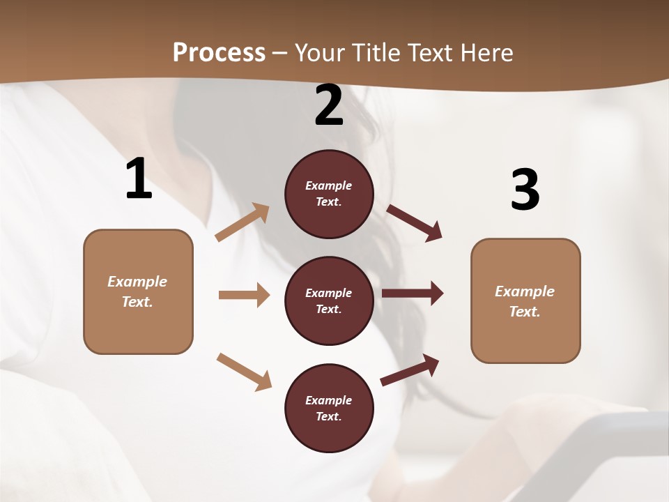 A Woman Sitting On A Couch Holding A Cell Phone PowerPoint Template