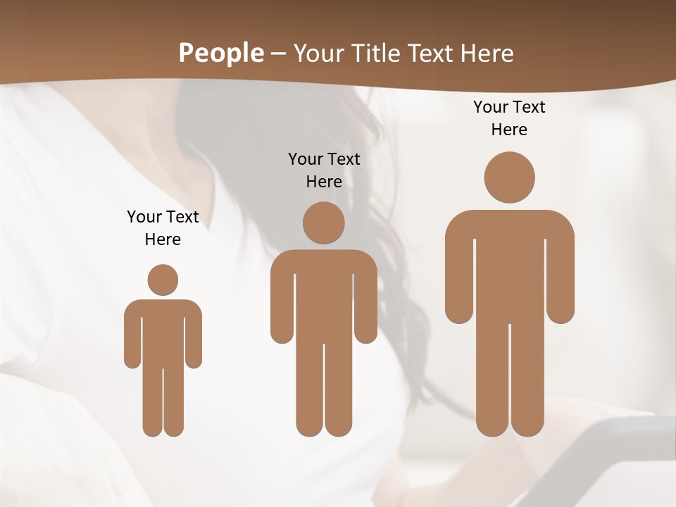 A Woman Sitting On A Couch Holding A Cell Phone PowerPoint Template