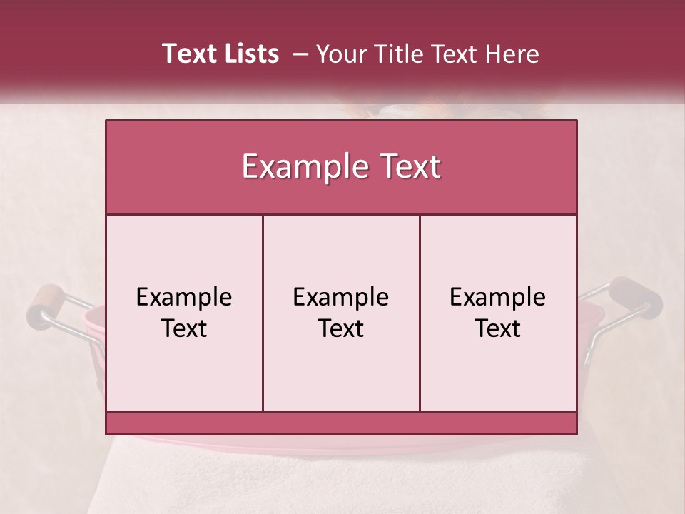 A Small Dog With Glasses Sitting In A Pink Tub PowerPoint Template