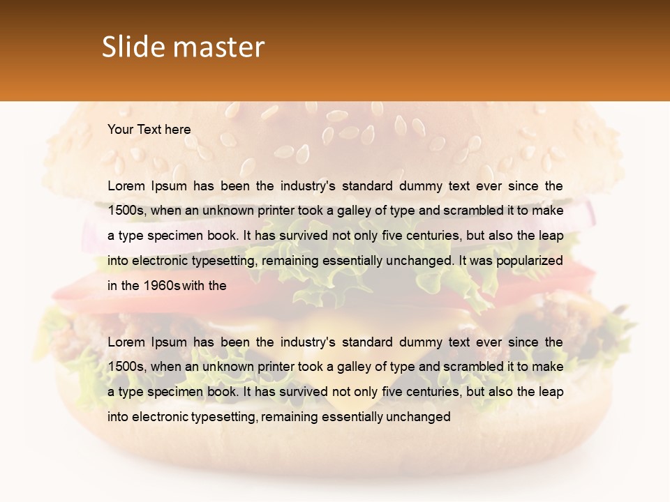 Mcburger PowerPoint Template