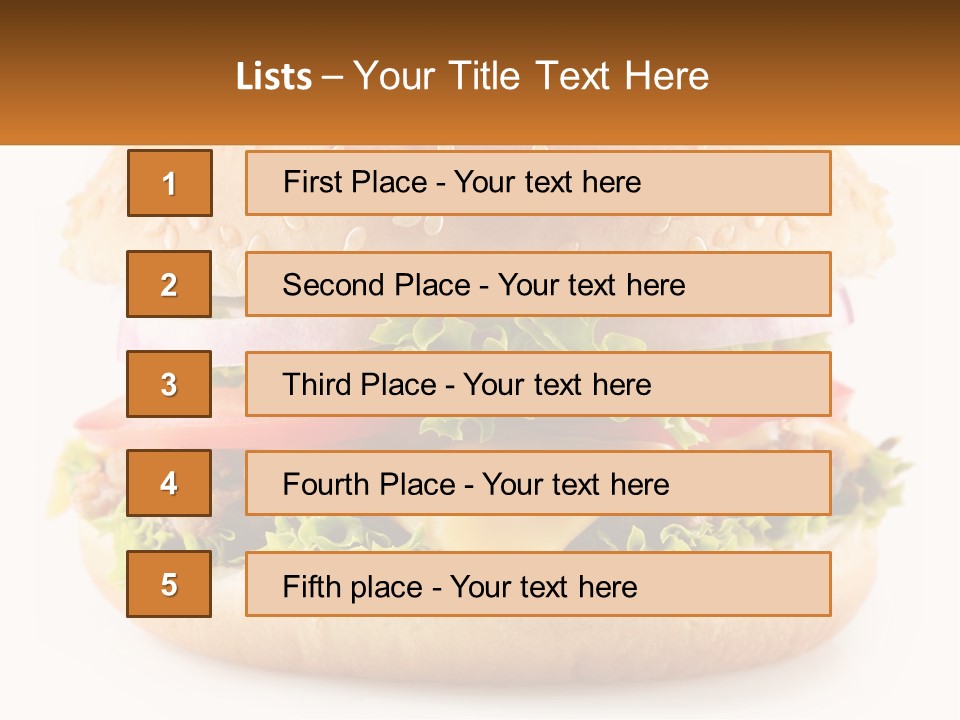 Mcburger PowerPoint Template