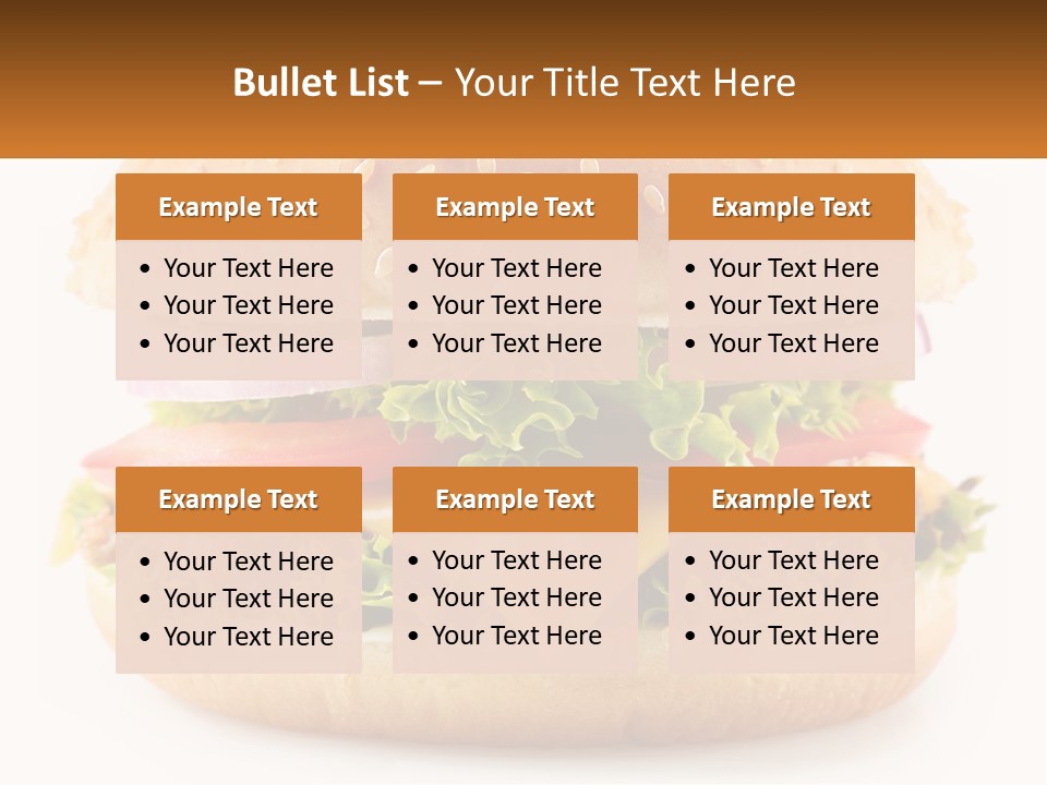 Mcburger PowerPoint Template