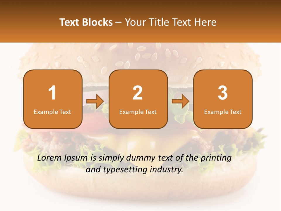 Mcburger PowerPoint Template