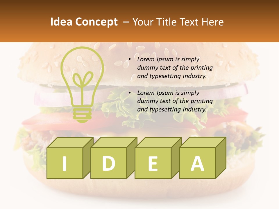 Mcburger PowerPoint Template