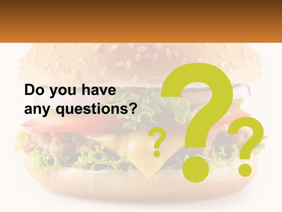Mcburger PowerPoint Template