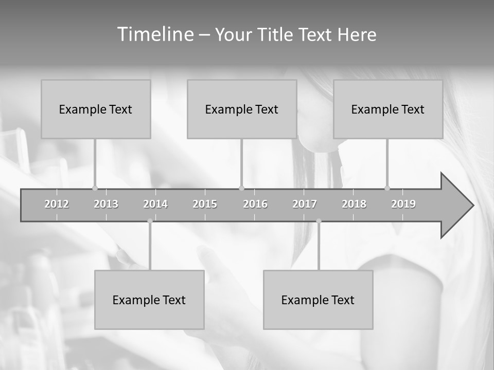 A Woman Reading A Book In A Store PowerPoint Template