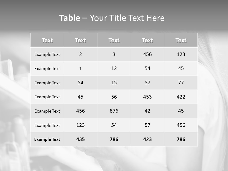 A Woman Reading A Book In A Store PowerPoint Template