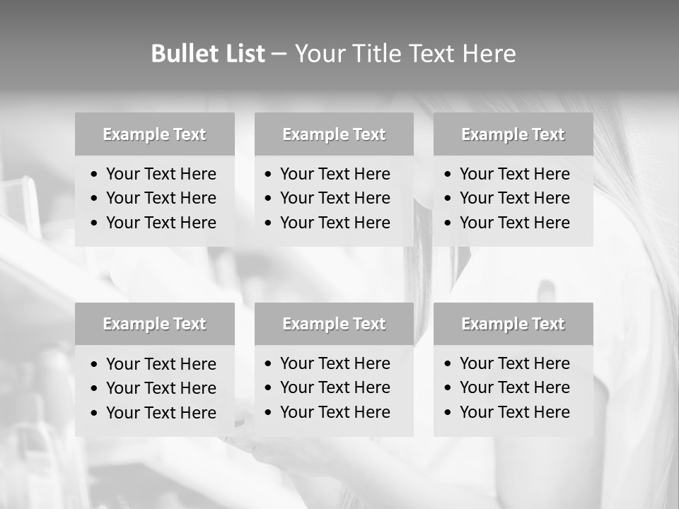 A Woman Reading A Book In A Store PowerPoint Template