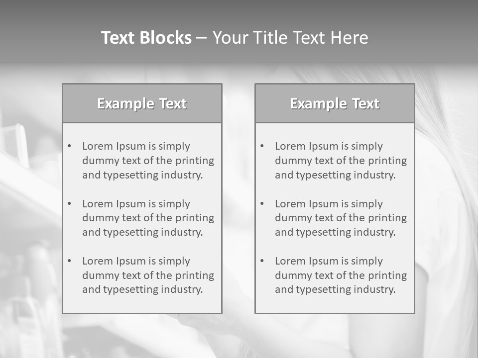 A Woman Reading A Book In A Store PowerPoint Template