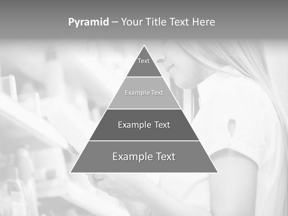 A Woman Reading A Book In A Store PowerPoint Template