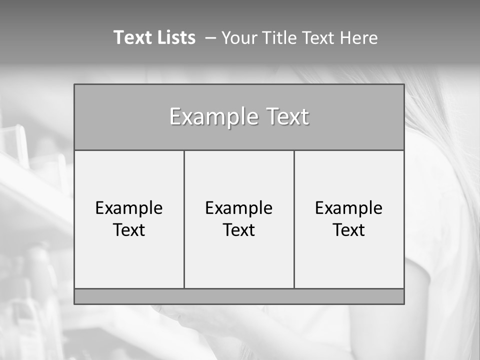 A Woman Reading A Book In A Store PowerPoint Template