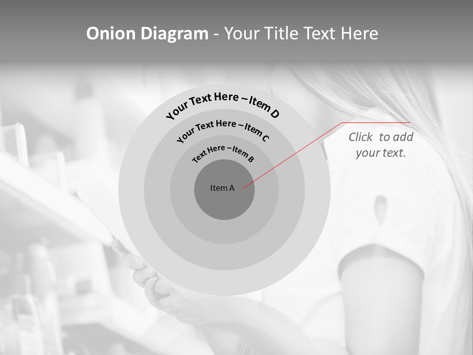 A Woman Reading A Book In A Store PowerPoint Template