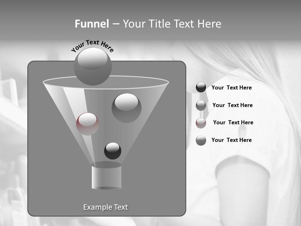 A Woman Reading A Book In A Store PowerPoint Template