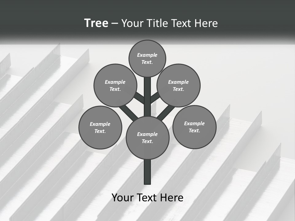 A Group Of Metal Bars On A White Surface PowerPoint Template